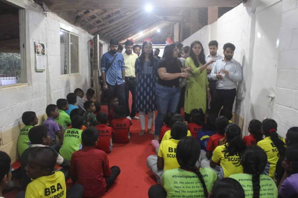 Visit to orphanage
